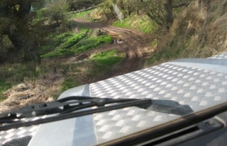  La vista desde el asiento del conductor 